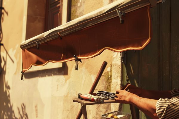 Réparation de store banne : astuces et solutions rapides